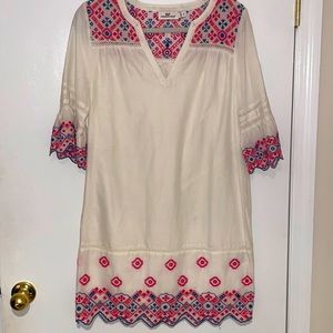 Women’s Vineyard Vines White V-neck Dress Size 2